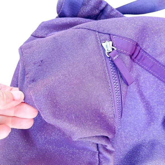 Ivivva by Lululemon Girls Playful Poise Backpack Galactic Grape/ Metallic Silver - Picture 10 of 12
